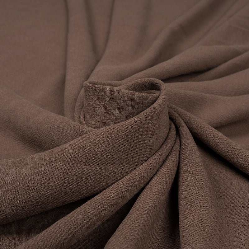 LIDIA DRESS | tkanina w kolorze Chocolate