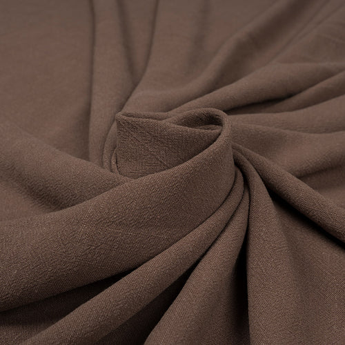 LIDIA DRESS | tkanina w kolorze Chocolate