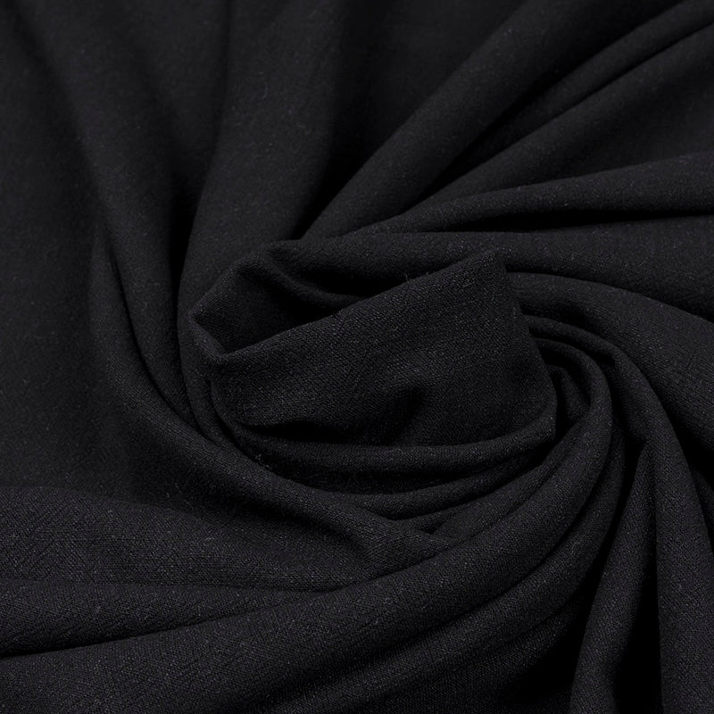LIDIA DRESS | tkanina w kolorze Black