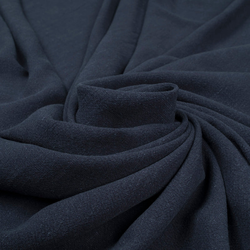 LIDIA DRESS | tkanina w kolorze Navy
